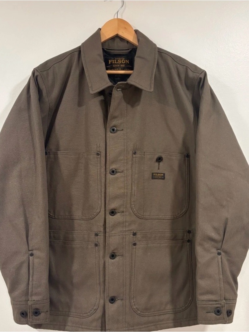 Filson Men's Olive Field Chore Jacket
